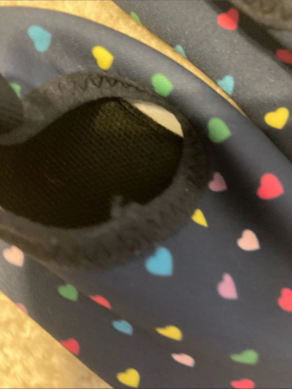 Kids Navy Heart Water Shoes - Comfortable Slip-On